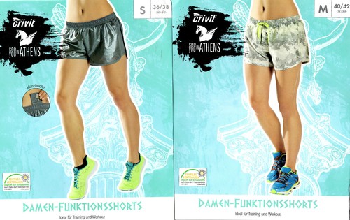 Damen funktionsshorts m l - s,