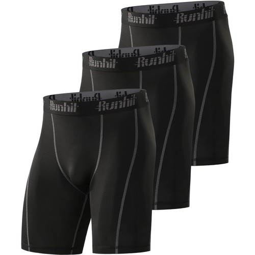 Kompressionsshorts herren 3er - kompressionsshorts,
